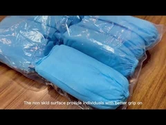 What are surgical shoe covers made of?