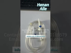 ISO Certificate Admin Infusi sekali pakai Set 15 tetes Steril Y Injeksi