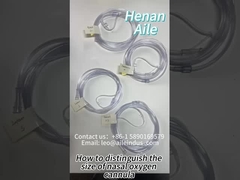 Bagaimana cara mengidentifikasi ukuran kanula oksigen hidung?