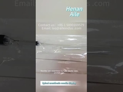 Jarum Belakang Keamanan Satu Kali Pakai yang Steril dengan Titik Pensil untuk Penggunaan Medis