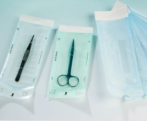 Beli 5.7 Cm X 13 Cm Medical Sterile Bag Dental Packaging Peel Pack Self Seal digunakan untuk Sterilisasi Instrumen Medis Gigi pembuatan online