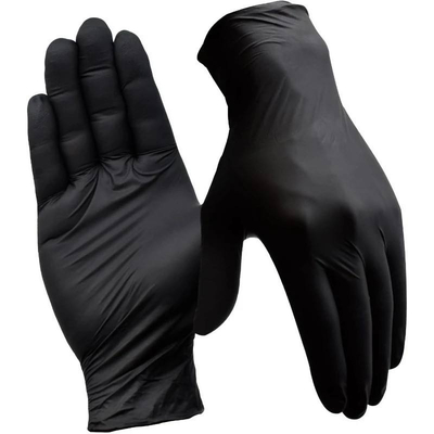 Harga yang pantas Nitrile Black Powder Free Vinyl Disposable Protection Gloves For Household Kitchen on line