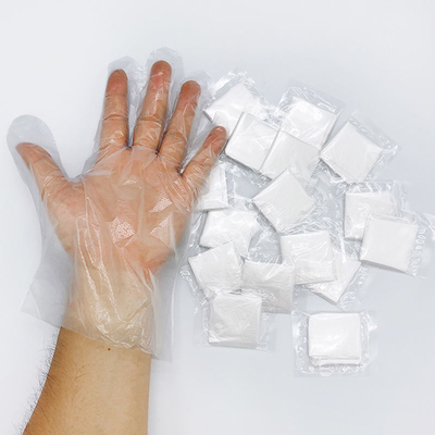Harga yang pantas Sarung tangan PE sekali pakai Sarung tangan rumah tangga sekali pakai LDPE HDPE CPE TPE sarung tangan untuk menyiapkan makanan on line