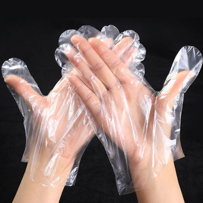 Harga yang pantas 100PCS Kotak Sarung tangan sekali pakai Dapur Makanan HDPE Sarung tangan plastik sekali pakai Sarung tangan masak transparan PE untuk restoran dan rumah on line