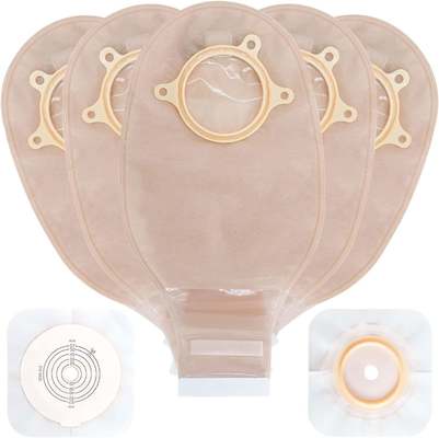 Beli Sterile Leakproof Comfortable Two-Piece Ostomy Bag with Opening for Easy Drainage pembuatan online