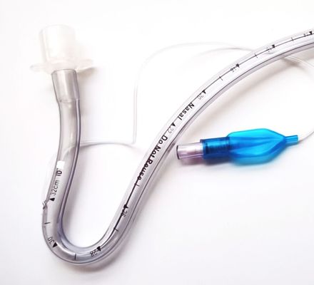 Beli 5.0mm Tabung Endotrakeal Nasal PVC Kelas Medis yang Dibentuk Sebelumnya dengan Manset - Garis Sinar-X HVLP Balon Steril Tabung RAE Nasal untuk Anestesi pembuatan online