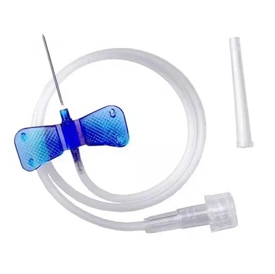Harga yang pantas Set Vena Kulit Kepala Steril Medis Sekali Pakai Dengan Set Transfusi Infus Steril Sayap Ganda on line
