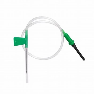 Harga yang pantas Set Pengumpulan Darah Set Sterilitas Scalpe Vein Set dengan Single Wing Set Infusi Steril Set Transfusi Dan Adaptor on line