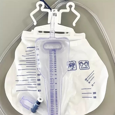 Harga yang pantas Disposable Urine Drainage Bag Urine Meter System Medical External Urine Bag 2000ml on line