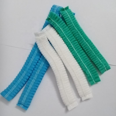 Harga yang pantas Disposable Non Woven Bedah Perawat Cap Elastisitas Medis Bedah Mob Caps on line