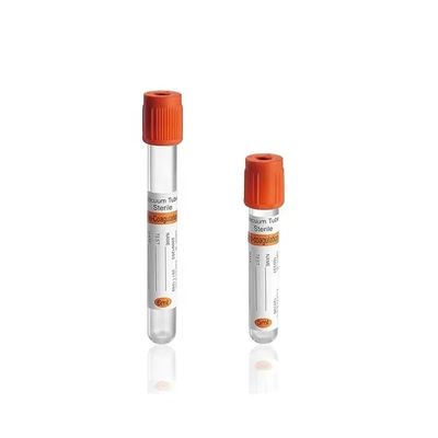 Harga yang pantas Pro-coagulation Tube Type PET atau Glass Material Tabung Pengumpul Darah Vakum Steril on line