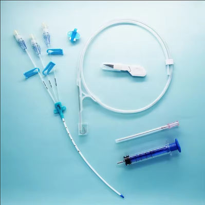 Harga yang pantas Kit CVC Medis Triple Lumen untuk Administrasi Obat dan Pemantauan Tekanan Venous Pusat on line