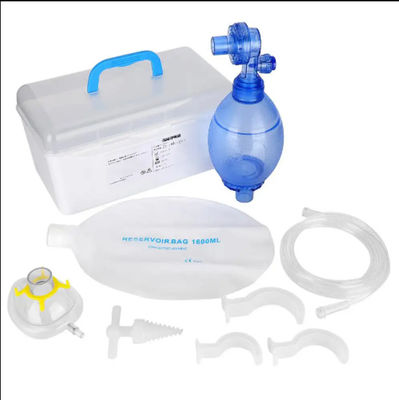 Harga yang pantas PVC darurat manual resusitasi tas katup topeng BVM dan Ambu tas Ventilasi tekanan positif on line