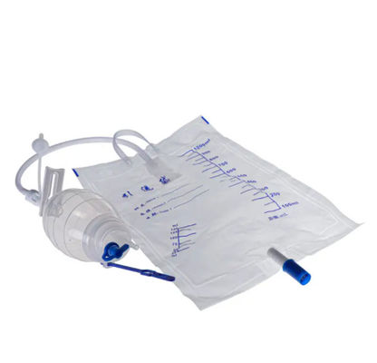 Harga yang pantas Silicone Closed Wound Drainage System reservoir dengan anti-reflux valve Bulb silicone wall yang digunakan dengan silikon flat drain on line
