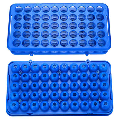 Harga yang pantas Tabung uji rack tabung sentrifugal untuk ukuran diameter 13, 16, 20, 25 dan 30 mm Rack yang kuat dan tahan lama. on line