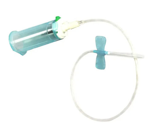 Harga yang pantas Safety Blood Collection Set Medical Consumables blood Butterf jarum dengan pemegang on line