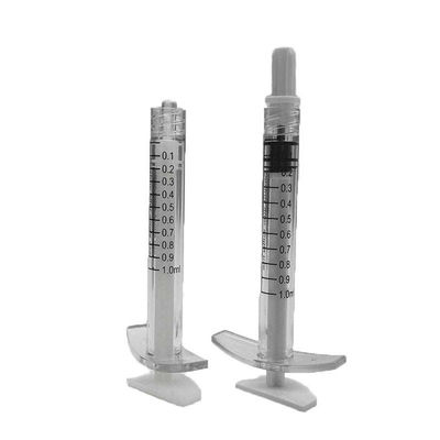 Harga yang pantas Jarum suntik kecantikan Jarum suntik kaca 1 ml Jarum suntik wajah yang steril Dermal Luer Lock Fillers injeksi jarum suntik borosilikat kaca on line