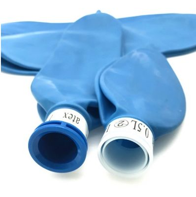 Harga yang pantas Kantong pernapasan anestesi hewan ️ Kantong pernapasan biru bebas lateks 0.5L-5L dengan konektor standar 22mm untuk ventilasi hewan on line