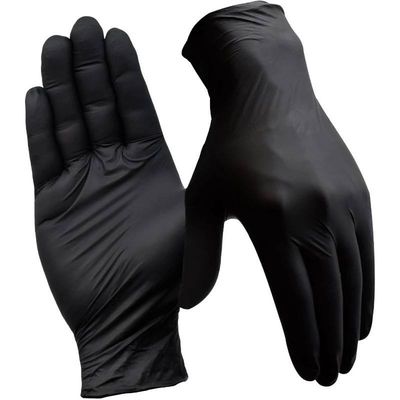 Harga yang pantas Nitrile Black Powder Free Vinyl Sarung tangan perlindungan sekali pakai untuk dapur rumah tangga on line