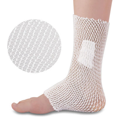 Harga yang pantas Flexible Breathable Compression Elastic Net Tubular Bandage for Wound Care and Dressing on line