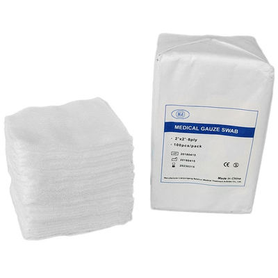 Harga yang pantas Multi-Purpose Sterile Square Gauze Pads for Wound Care and Dressing, Soft and Absorbent on line