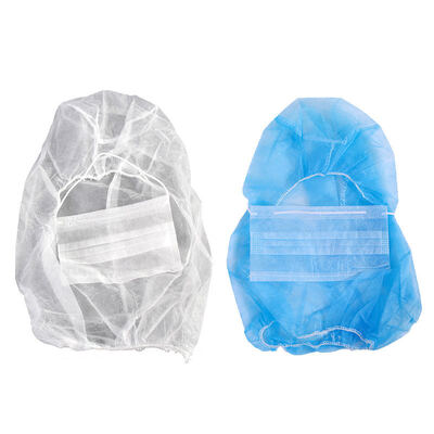 Harga yang pantas PP Hood dengan Topeng Wajah   Protective, Waterproof & Breathable untuk Keamanan on line