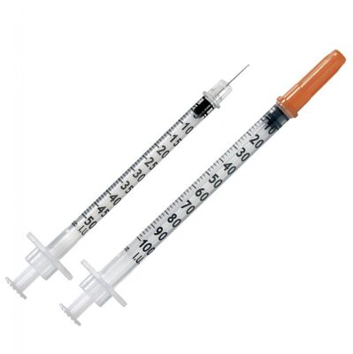 Harga yang pantas Jarum Suntik Insulin Sekali Pakai Kelas Medis dengan Ukuran 0,3ml 0,5ml 1ml untuk Dosis Tepat on line