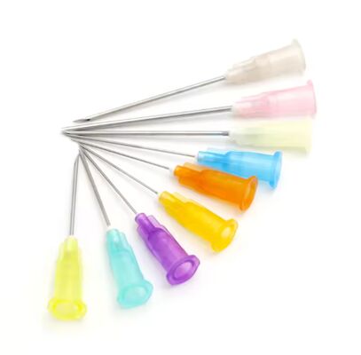 Harga yang pantas AILE Jarum medis sekali pakai 13-38mm Panjang 18G-30G Jarum Hipodermik Baja Rinsing untuk Injeksi Steril on line