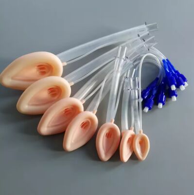 Harga yang pantas ISO 13485 Masker Laringal Bersertifikat Airway untuk Anestesi Umum dengan Silikon Berkualitas Medis on line