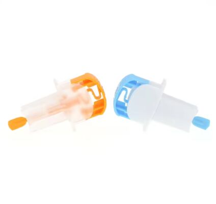 Harga yang pantas Disposable Medical Sterile 28G Needle Pressure-Activated Auto-Retracting Safety Blood Lancet on line
