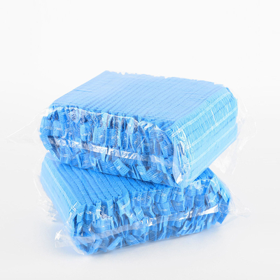 Harga yang pantas Disposable Non Woven Medical Bouffant Clip Cap Elastis Disposable Dokter Perawat Bouffant Caps On line
