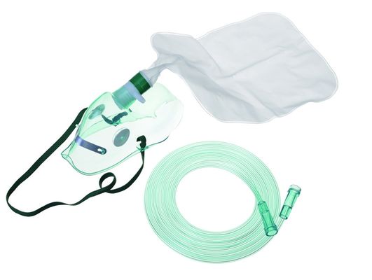 Harga yang pantas Green Non Rebreather Bag PVC O2 Reservoir Bag Masker Transparan on line