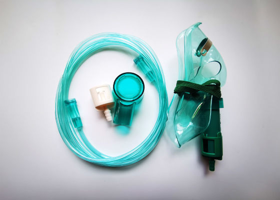 Harga yang pantas L Transparan Venturi Oxygen Delivery Mask Alat Terapi Oksigen Air Entrainment on line