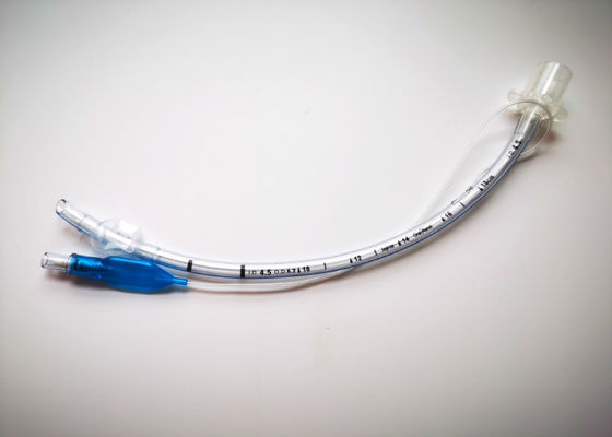 Harga yang pantas Balon Tabung Endotracheal Hidung 4.5mm Tabung Intubasi Hidung dengan Manset dengan sinar X Biru on line