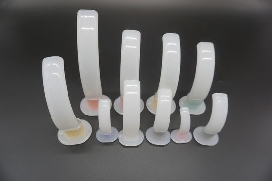 Harga yang pantas 80mm Guedel Airway Sizes ISO13485 Ukuran Yang Sesuai Oropharyngeal Airway, on line