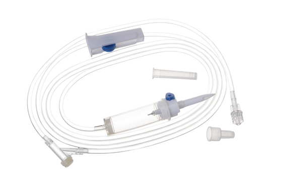 Harga yang pantas Admin Infusion Set steril sekali pakai standar ISO Y, pengatur aliran injeksi, perawatan pasien tabung yang disesuaikan on line