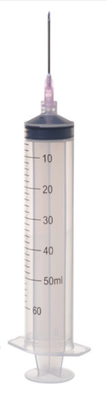 Harga yang pantas Luer Lock Hypodermic Disposable Sterile Syringe NON TOXIC Tiga Bagian 50 Ml 60 Ml on line