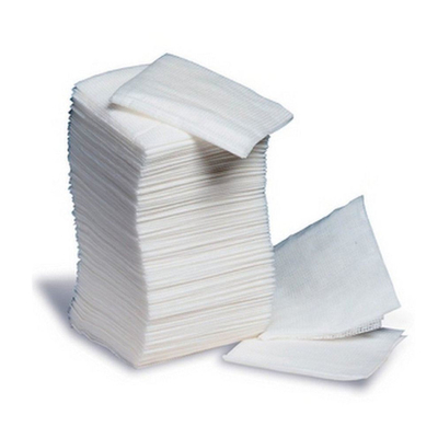 Harga yang pantas Non Woven Non Steril Dental Cotton Gaze Swab Untuk Menerap Darah Dan Exudates Gaze Swabs Putih Luka Pembalut on line