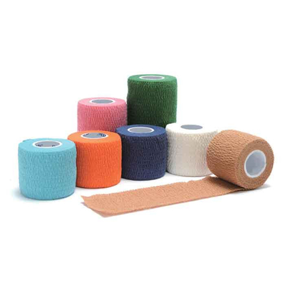 Harga yang pantas Pattern Disesuaikan Gaze dan perban Lembut Kohesif Elastis Self Adhesive Perban Wrap on line